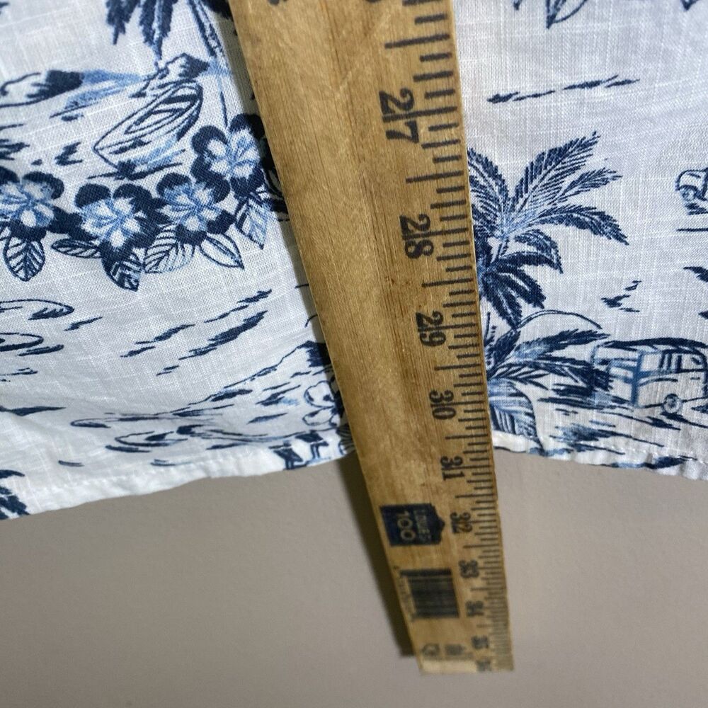Tommy Bahama Hawaiian Shirt All Over Print Tropical Beach Men's Large NWT $120 - Picture 11 of 12